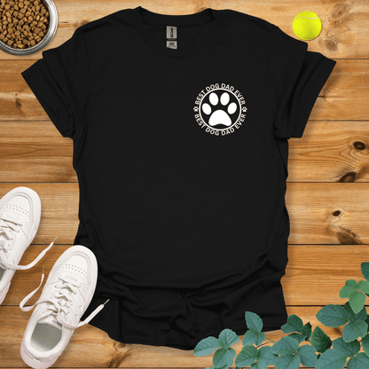 Best Dog Dad Ever Logo T-Shirt Black / S