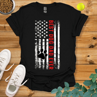 Best Dog Dad Ever T-Shirt Black / S