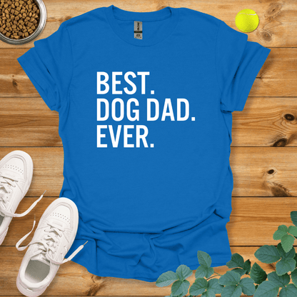 Best Dog Dad Ever T-Shirt Royal / S