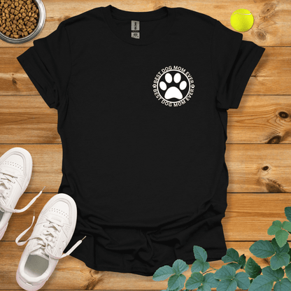 Best Dog Mom Ever Logo T-Shirt Black / S