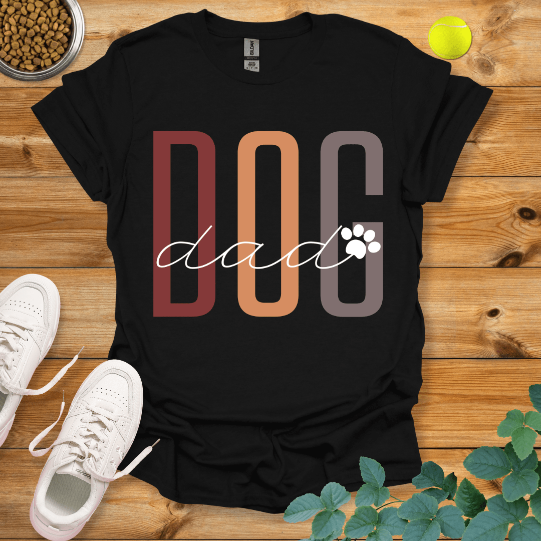 Dog Dad T-Shirt Black / S