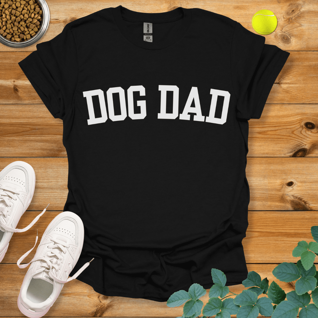 Dog Dad T-Shirt Black / S