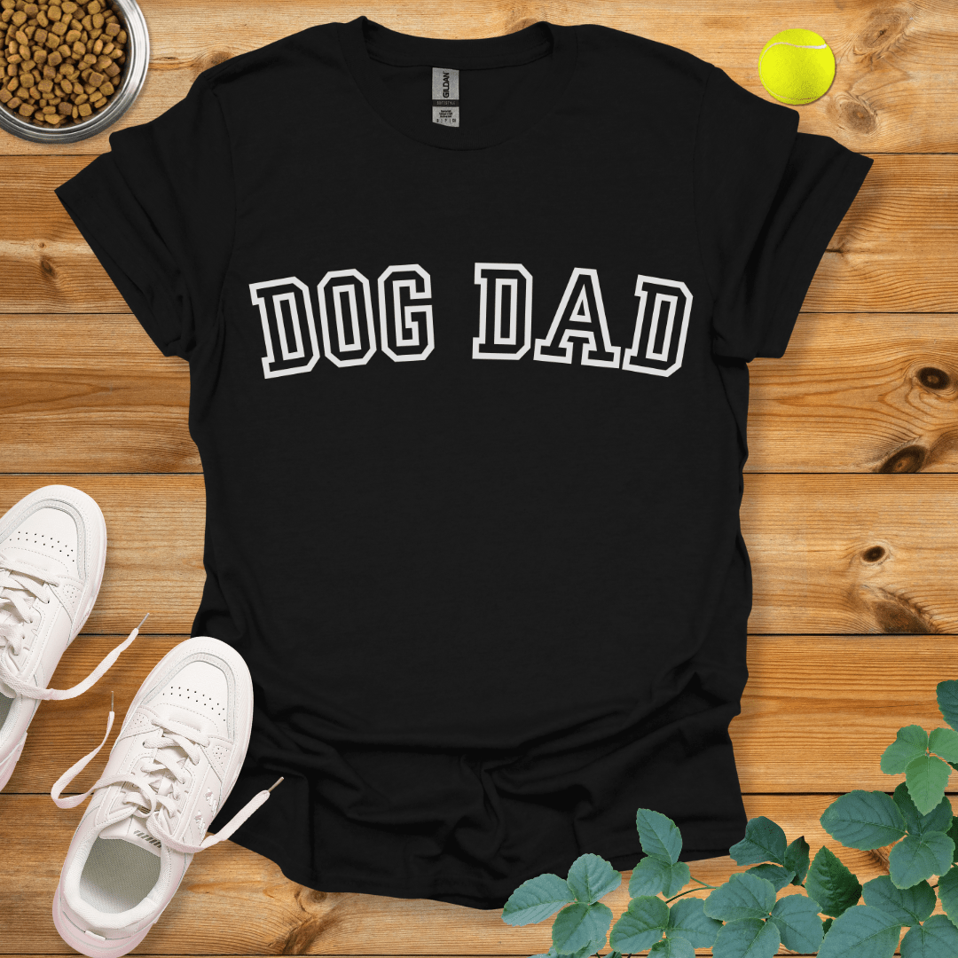 Dog Dad T-Shirt Black / S