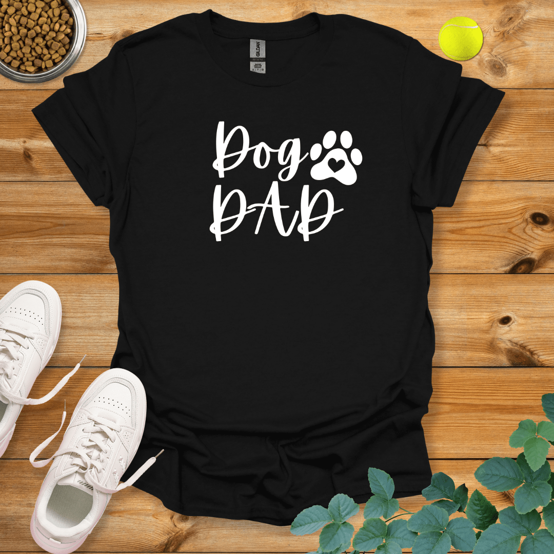 Dog Dad T-Shirt Black / S