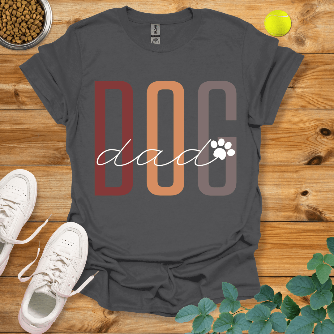 Dog Dad T-Shirt Charcoal / S