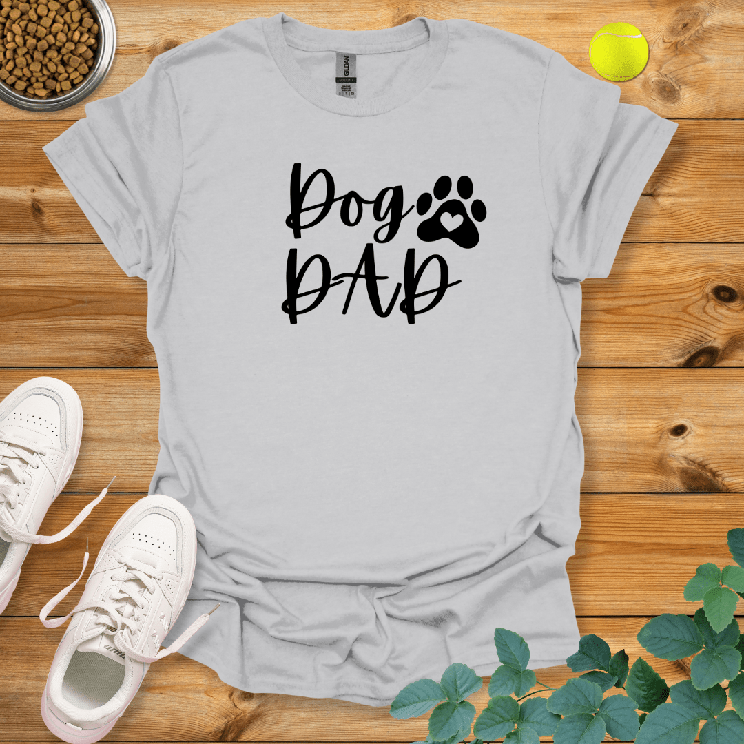 Dog Dad T-Shirt Ice Grey / S