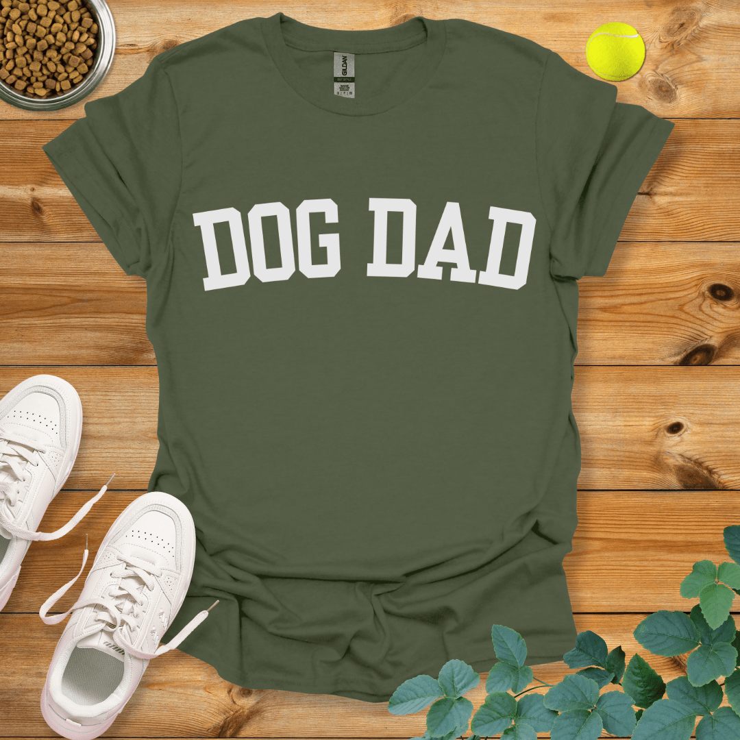 Dog Dad T-Shirt Military Green / S