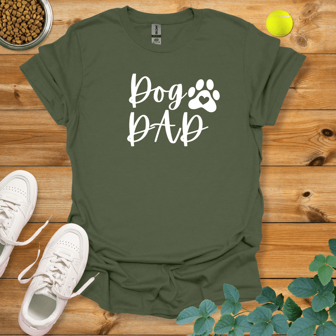 Dog Dad T-Shirt Military Green / S