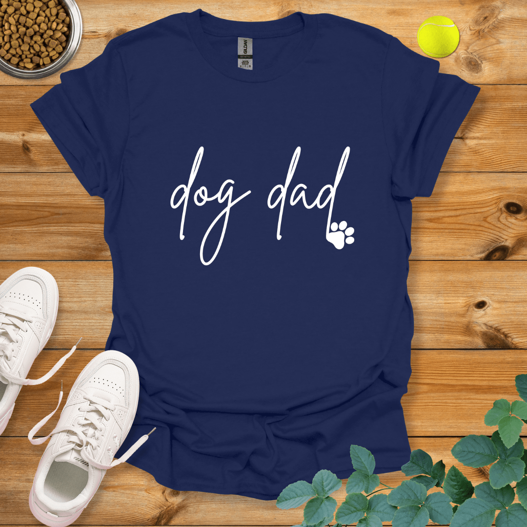 Dog Dad T-Shirt Navy / S