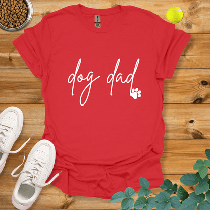 Dog Dad T-Shirt Red / S