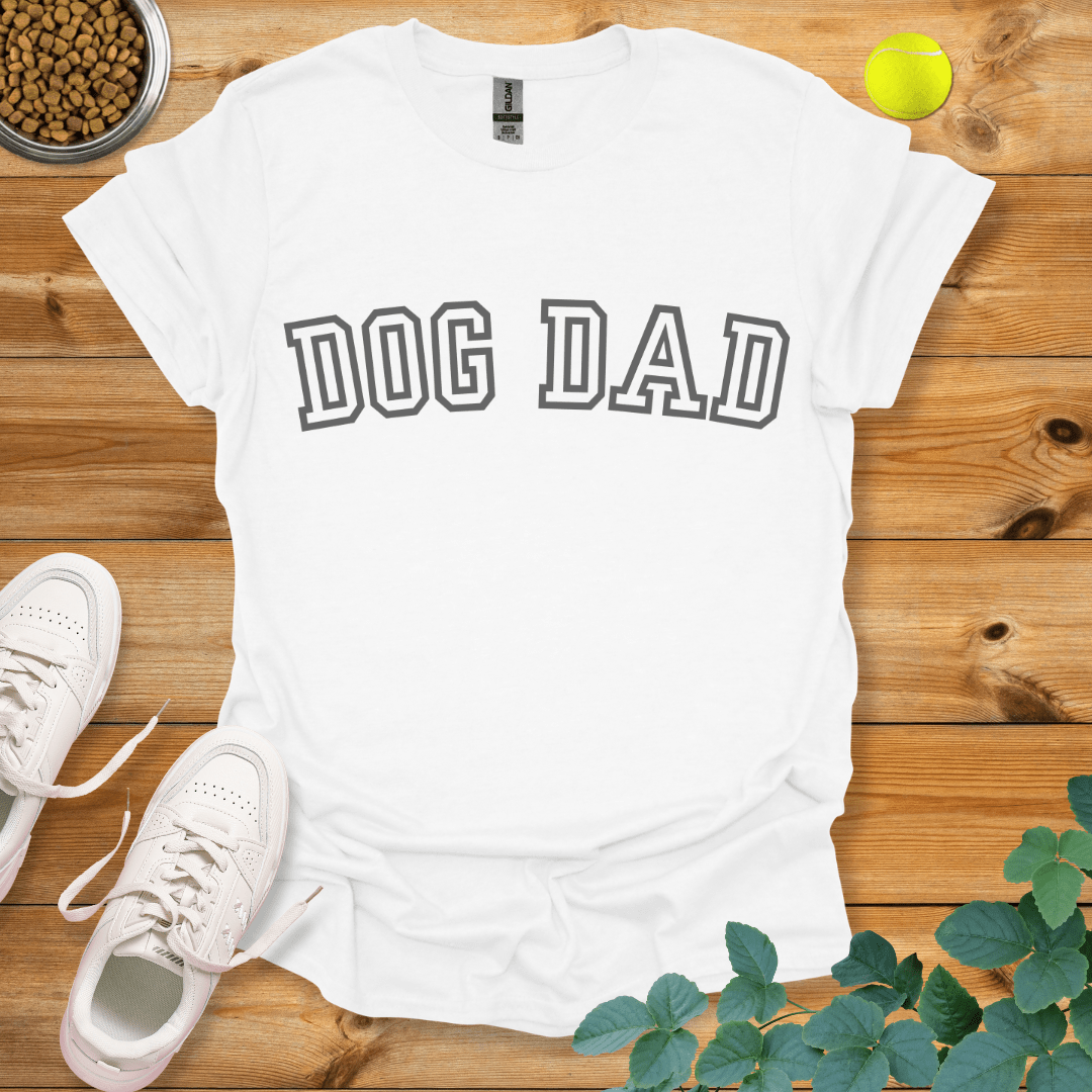 Dog Dad T-Shirt White / S