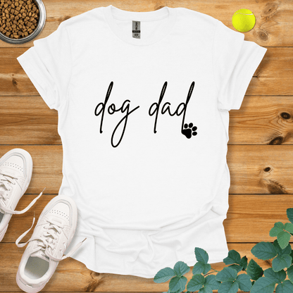 Dog Dad T-Shirt White / S