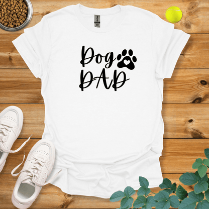 Dog Dad T-Shirt White / S