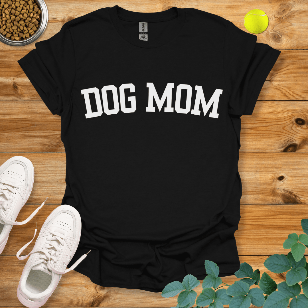 Dog Mom T-Shirt Black / S