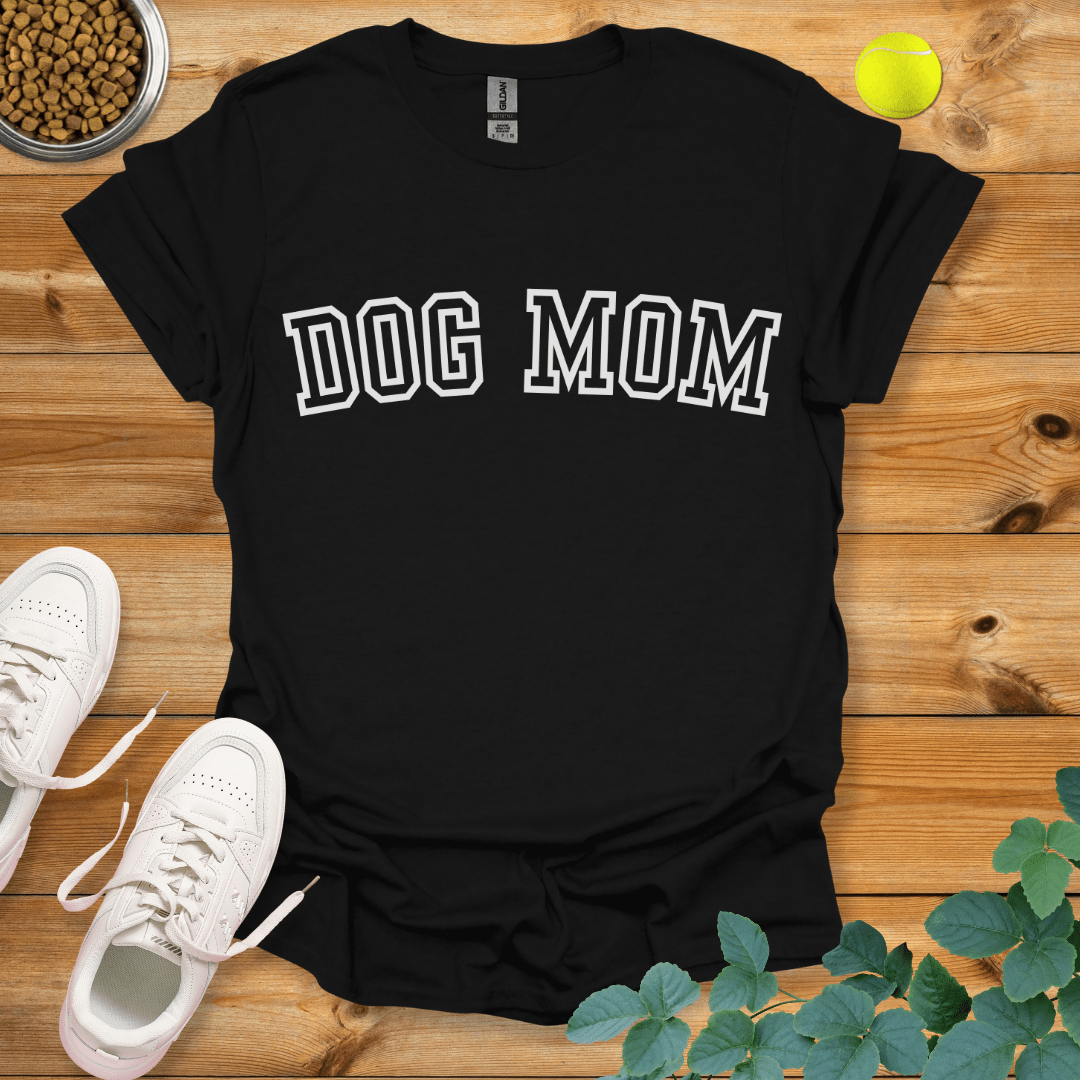 Dog Mom T-Shirt Black / S