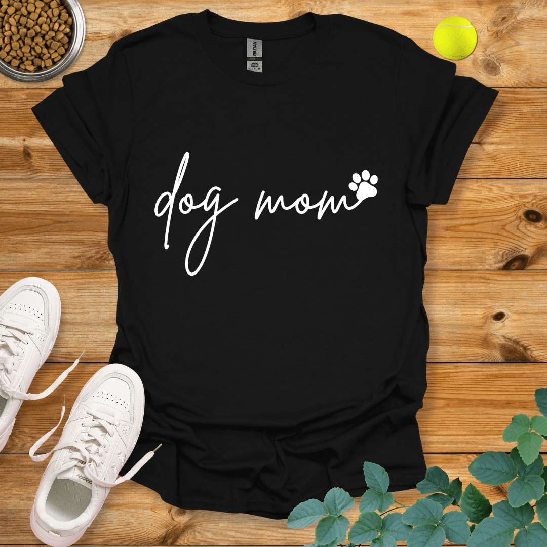 Dog Mom T-Shirt Black / S