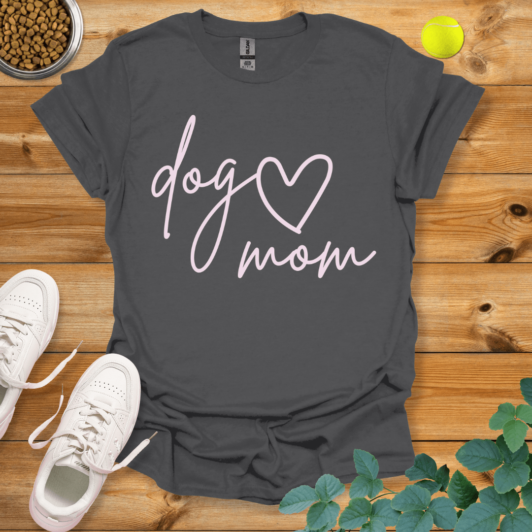 Dog Mom T-Shirt Charcoal / S