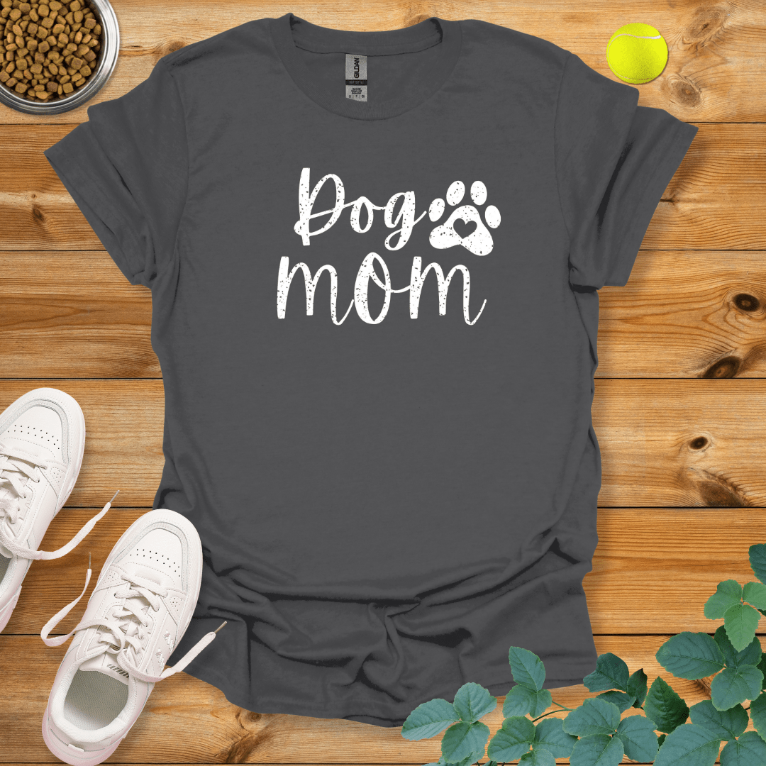 Dog Mom T-Shirt Charcoal / S