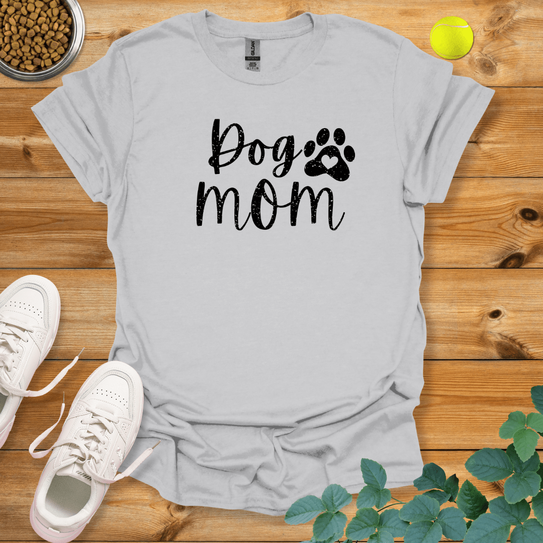 Dog Mom T-Shirt Ice Grey / S