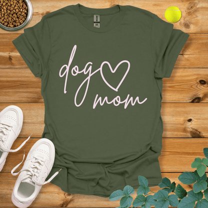 Dog Mom T-Shirt Military Green / S