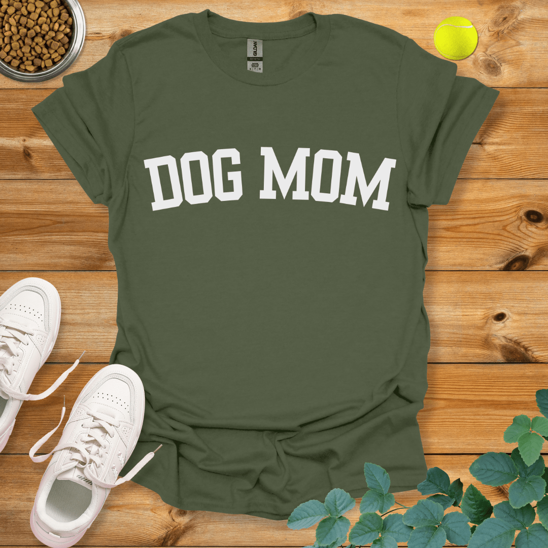 Dog Mom T-Shirt Military Green / S