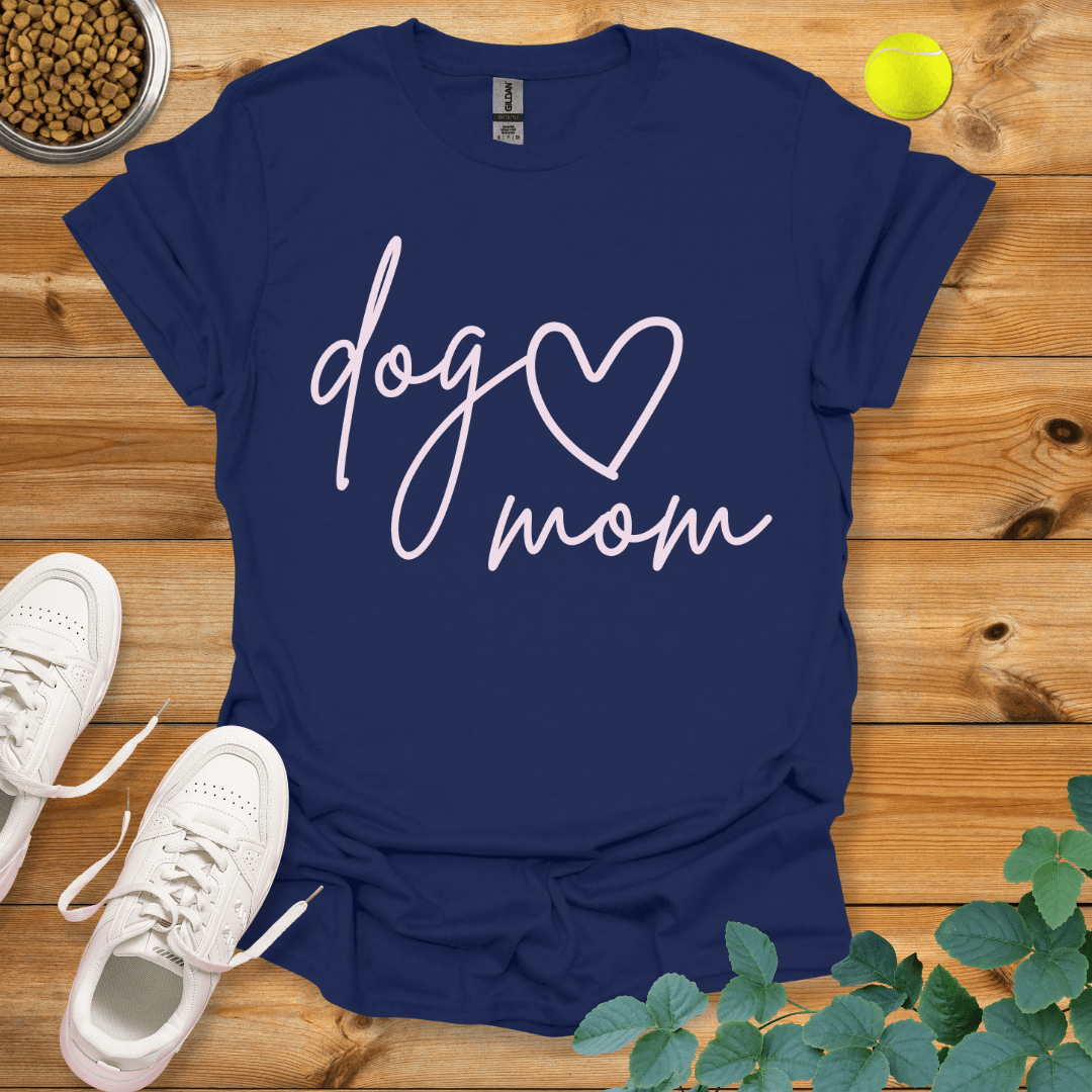 Dog Mom T-Shirt Navy / S