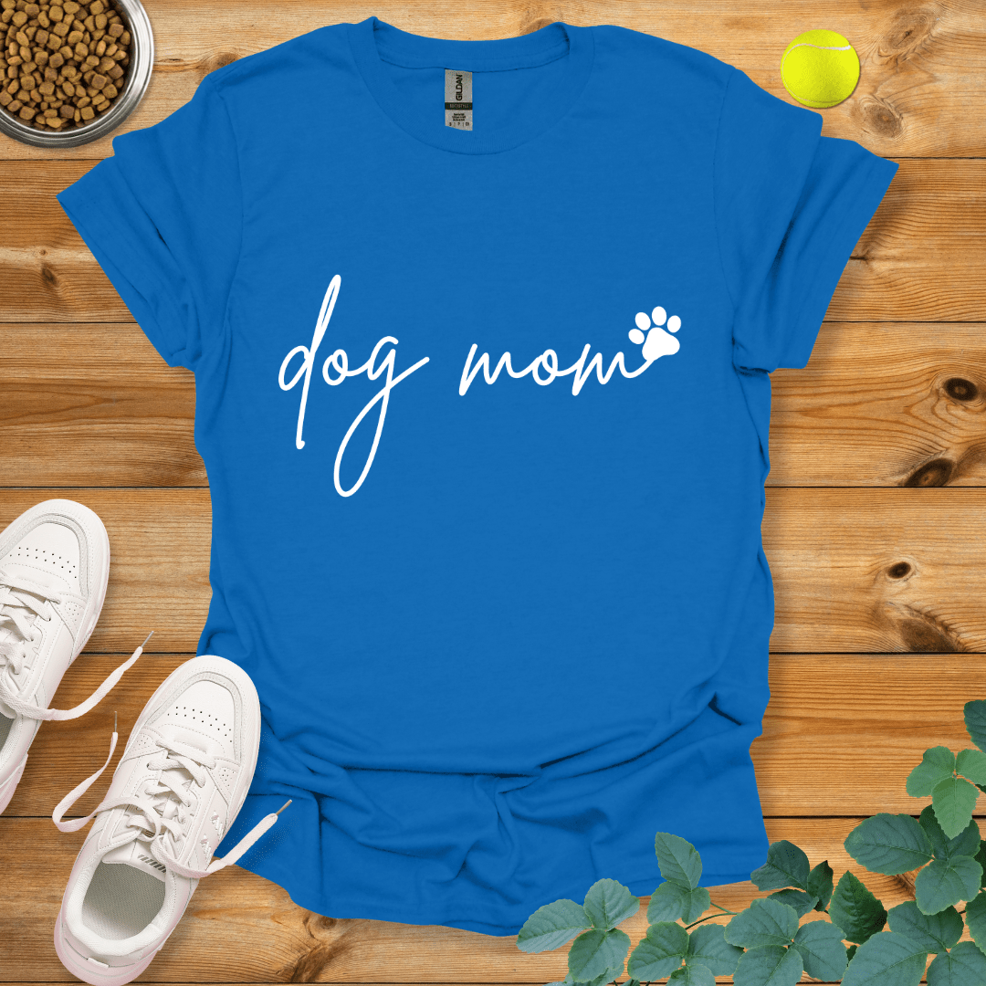 Dog Mom T-Shirt Royal / S