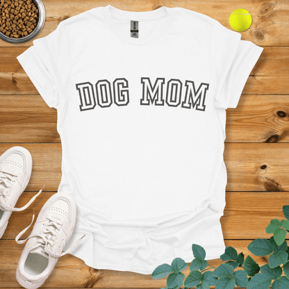 Dog Mom T-Shirt White / S