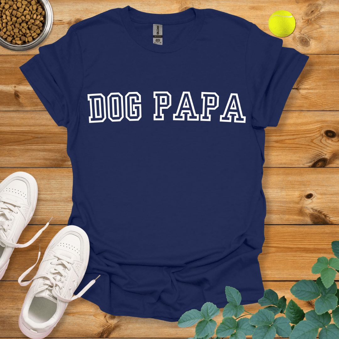 Dog Papa T-Shirt Navy / S