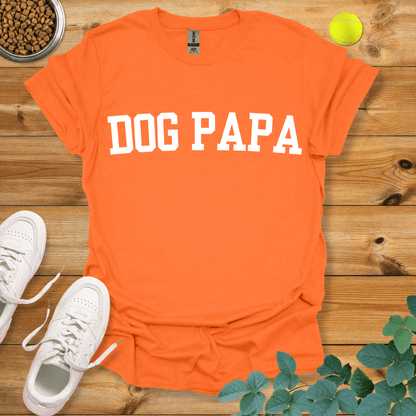 Dog Papa T-Shirt Orange / S