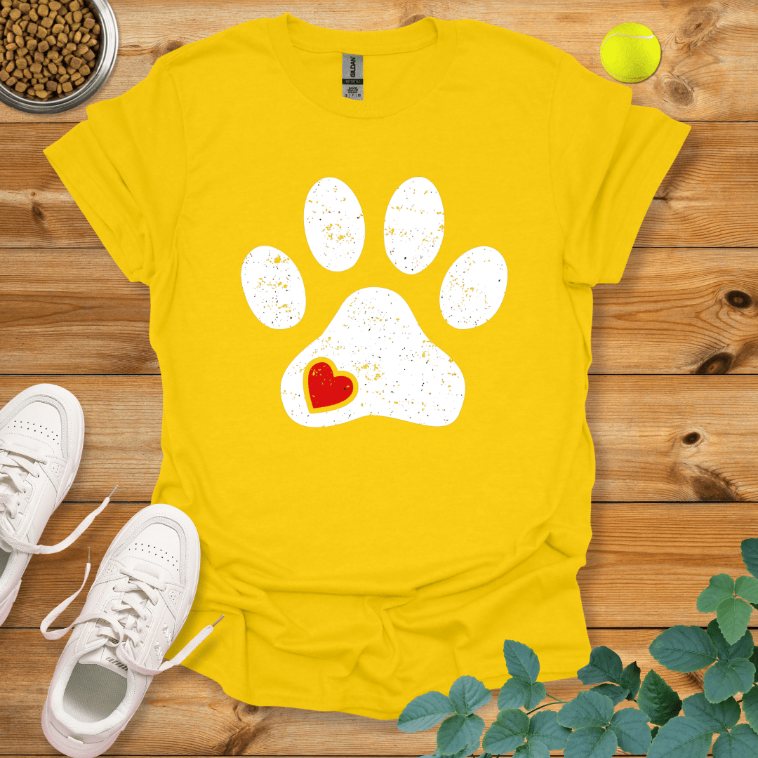 Dog Paw Love T-Shirt Daisy / S