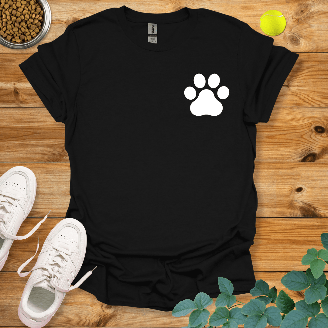 Dog Paw T-Shirt Black / S