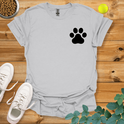 Dog Paw T-Shirt Ice Grey / S