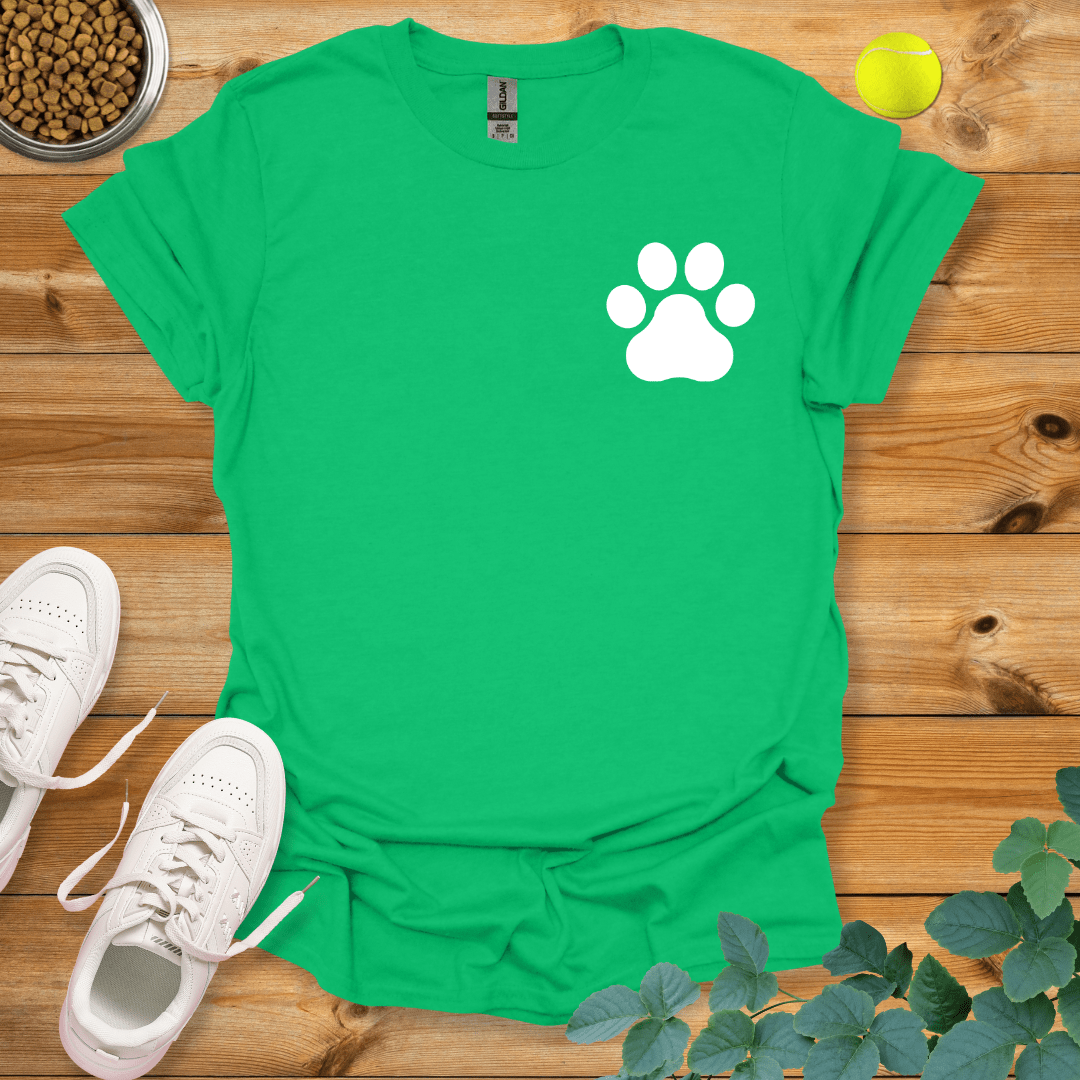 Dog Paw T-Shirt Irish Green / S