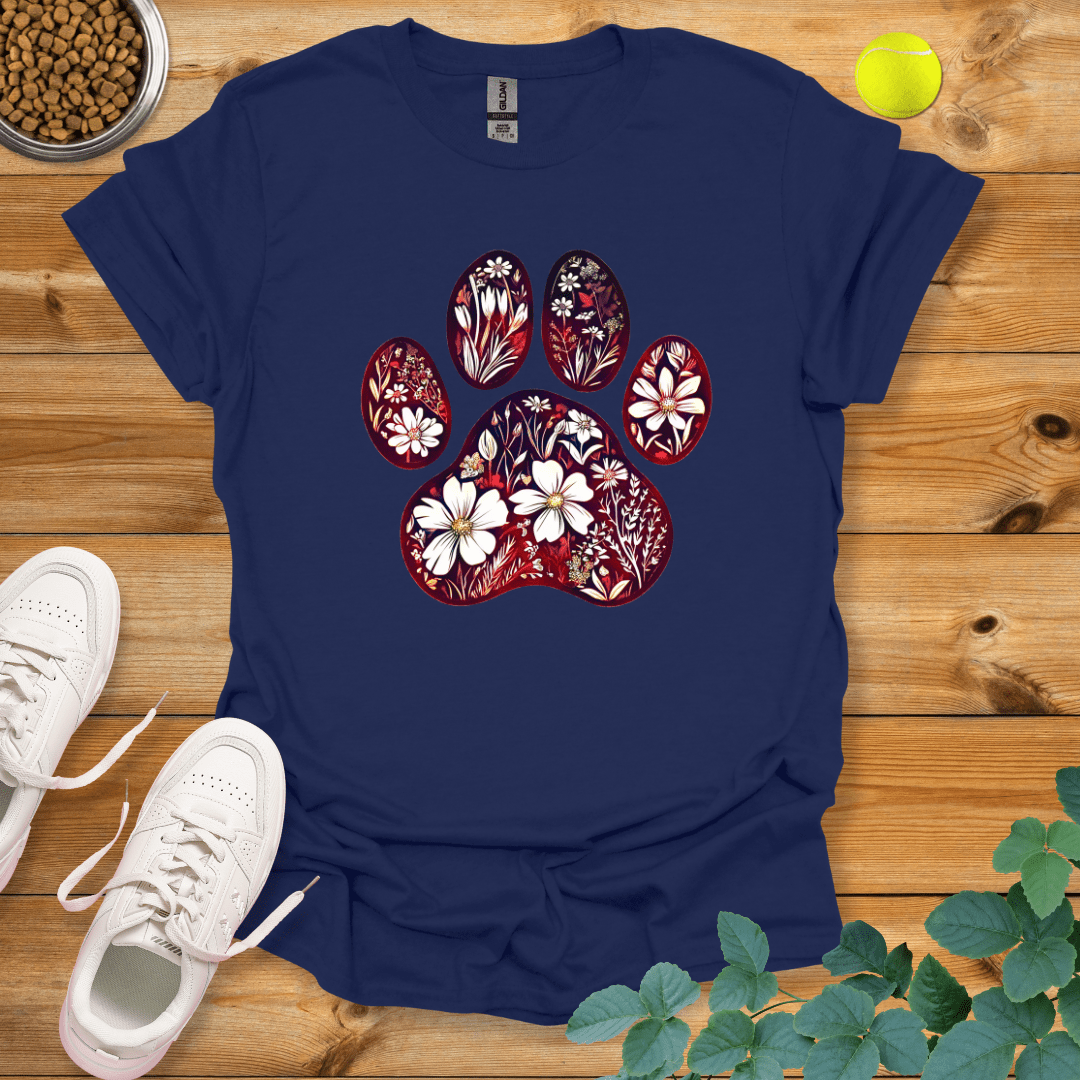 Dog Paw T-Shirt Navy / S