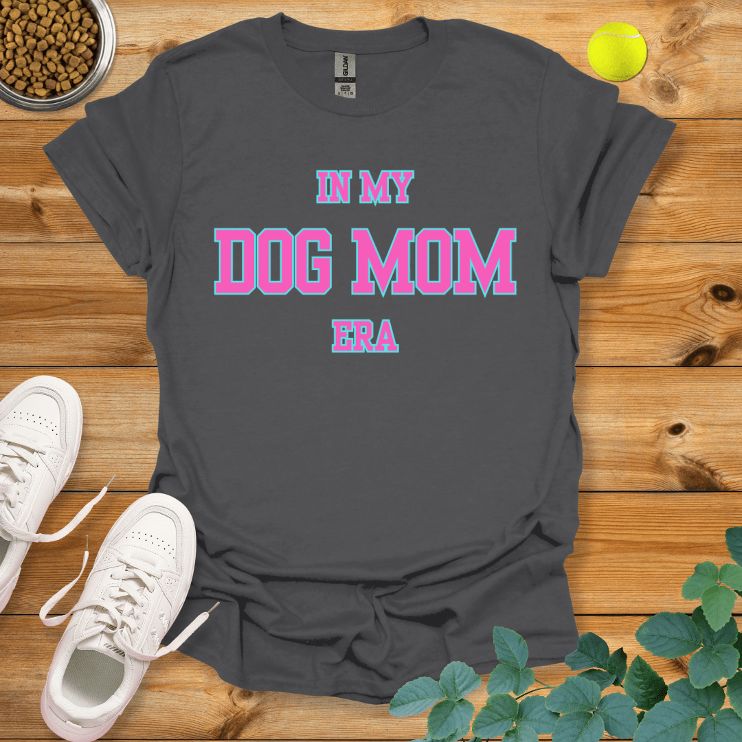 In My Dog Mom Era T-Shirt Charcoal / S