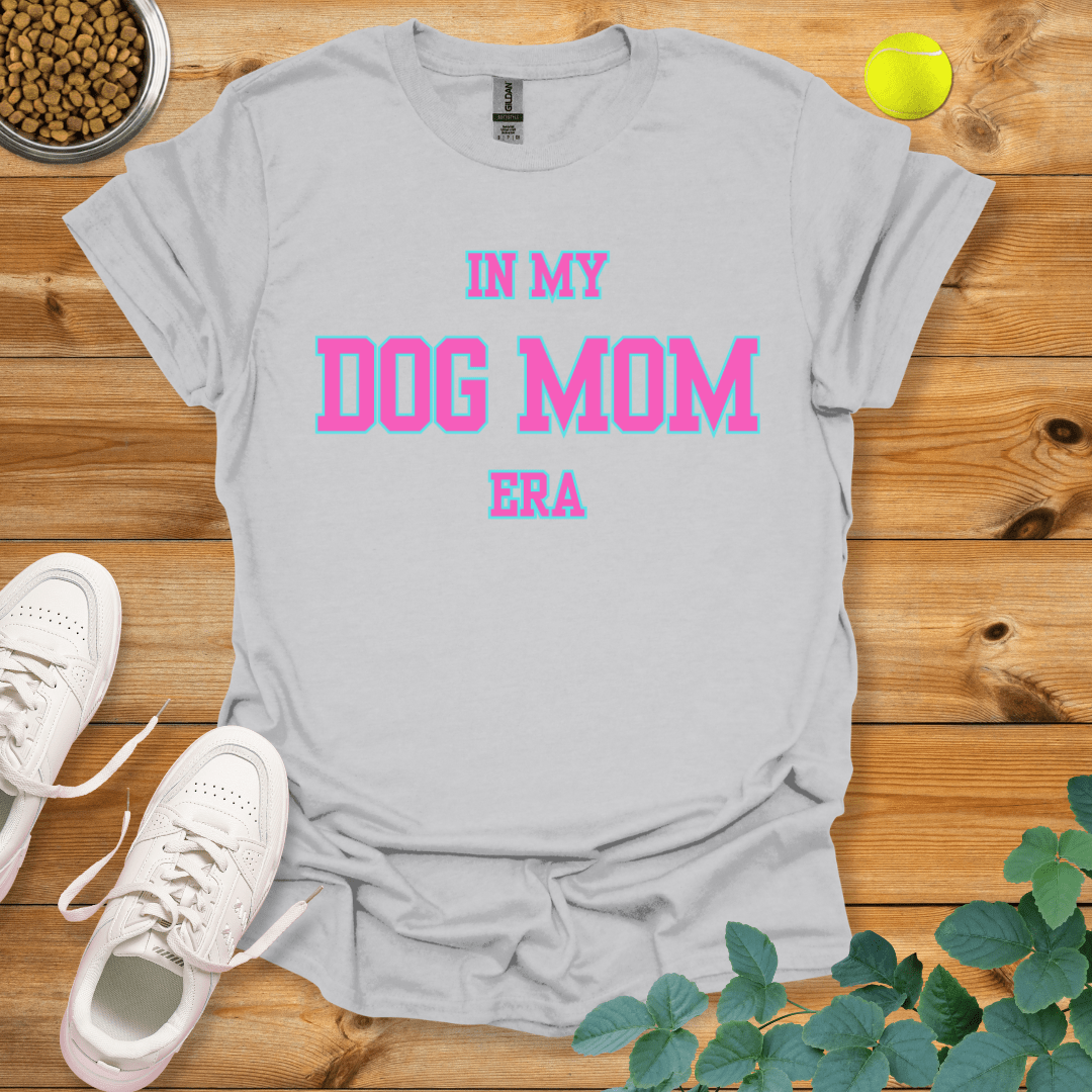 In My Dog Mom Era T-Shirt Ice Grey / S