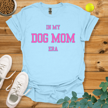 In My Dog Mom Era T-Shirt Light Blue / S