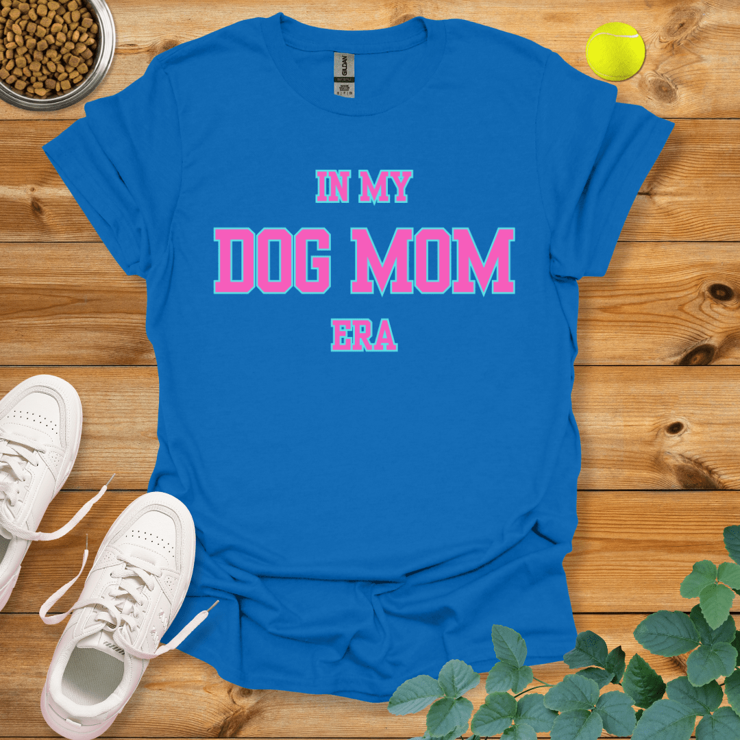 In My Dog Mom Era T-Shirt Royal / S