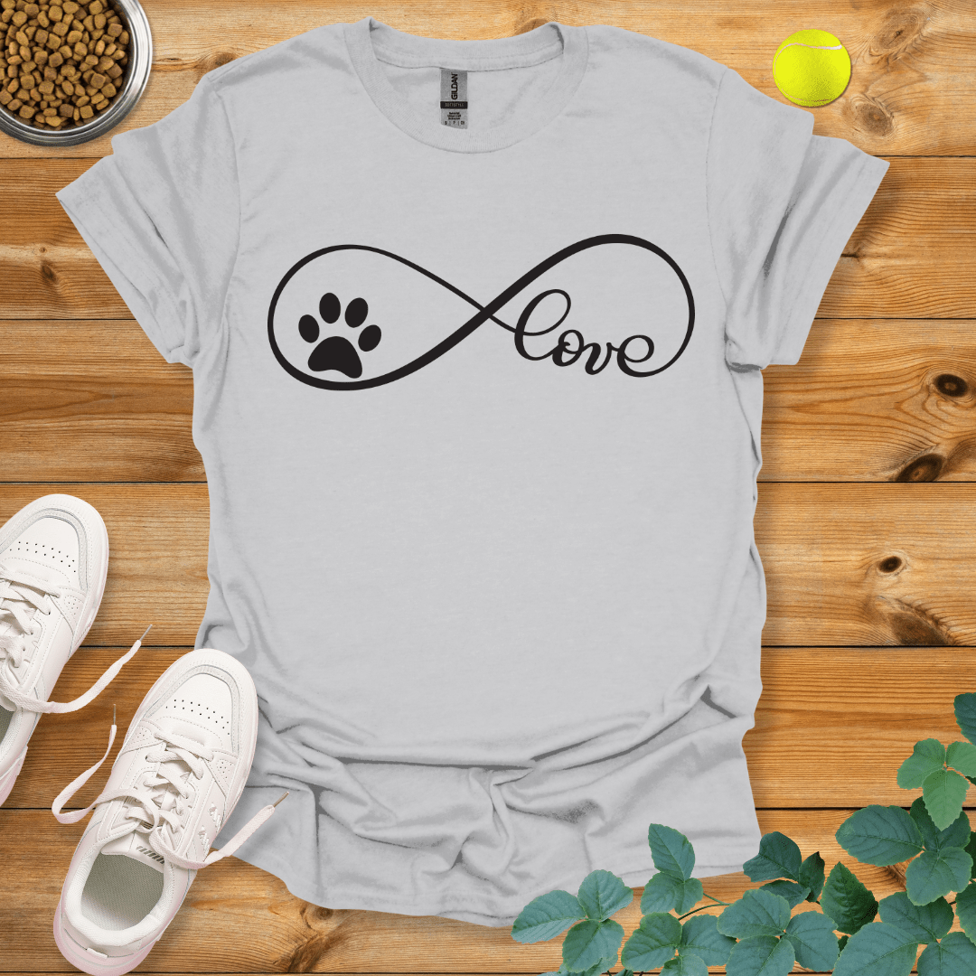 Infinite Paw Love T-Shirt Ice Grey / S