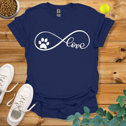 Infinite Paw Love T-Shirt Navy / S