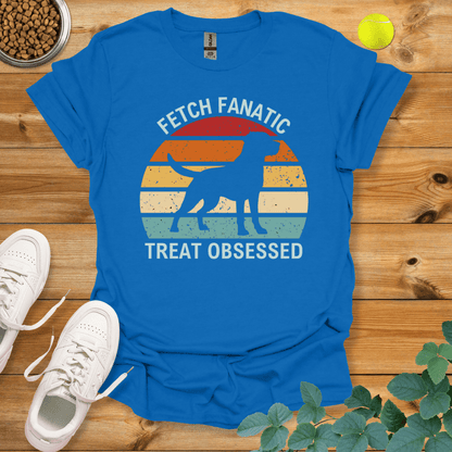 Lab Fetch Fanatic Treat Obsessed T-Shirt Royal / S