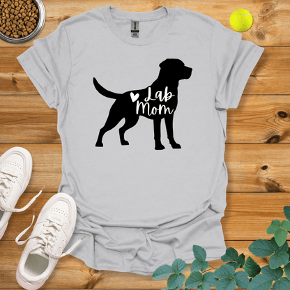 Lab Mom T-Shirt Ice Grey / S