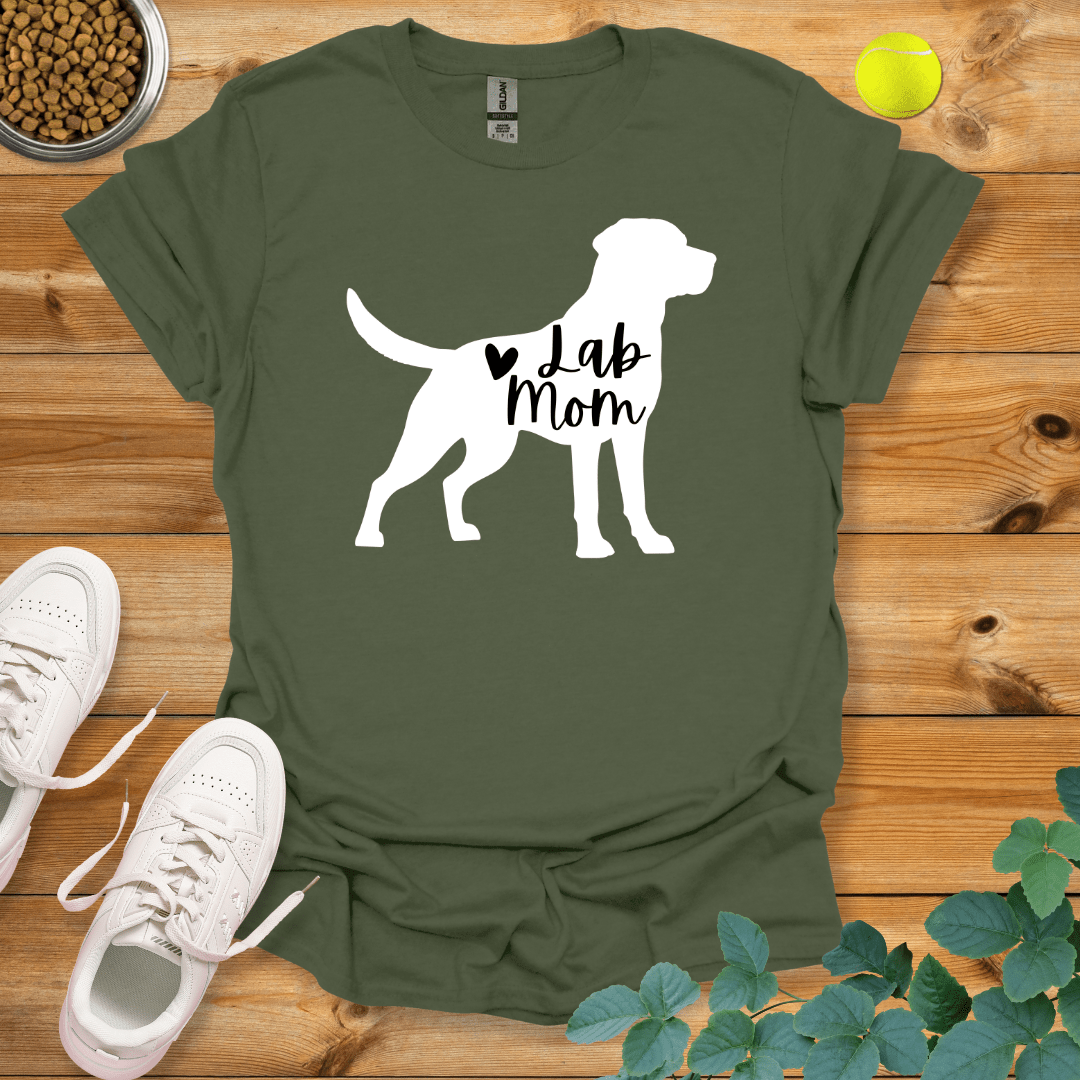 Lab Mom T-Shirt Military Green / S