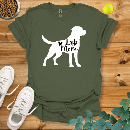 Lab Mom T-Shirt Military Green / S