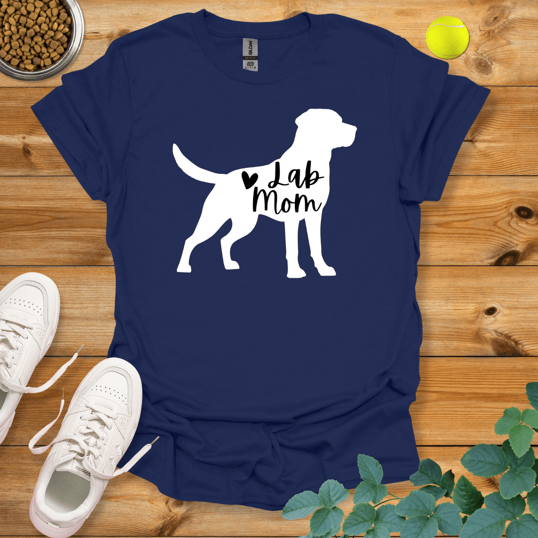 Lab Mom T-Shirt Navy / S