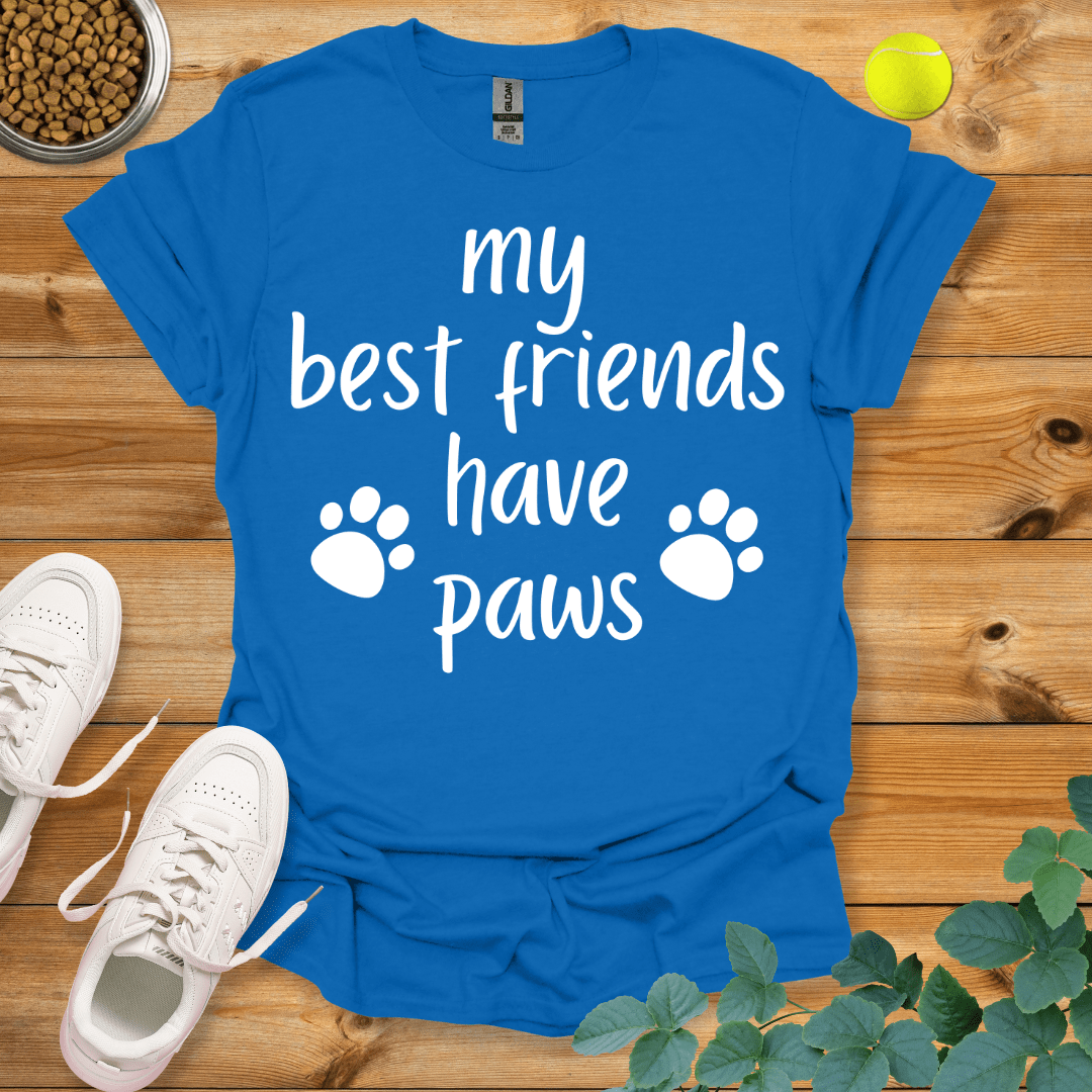 My Best Friends Have Paws T-Shirt Royal / S