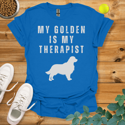 My Golden Is My Therapist T-Shirt Royal / S