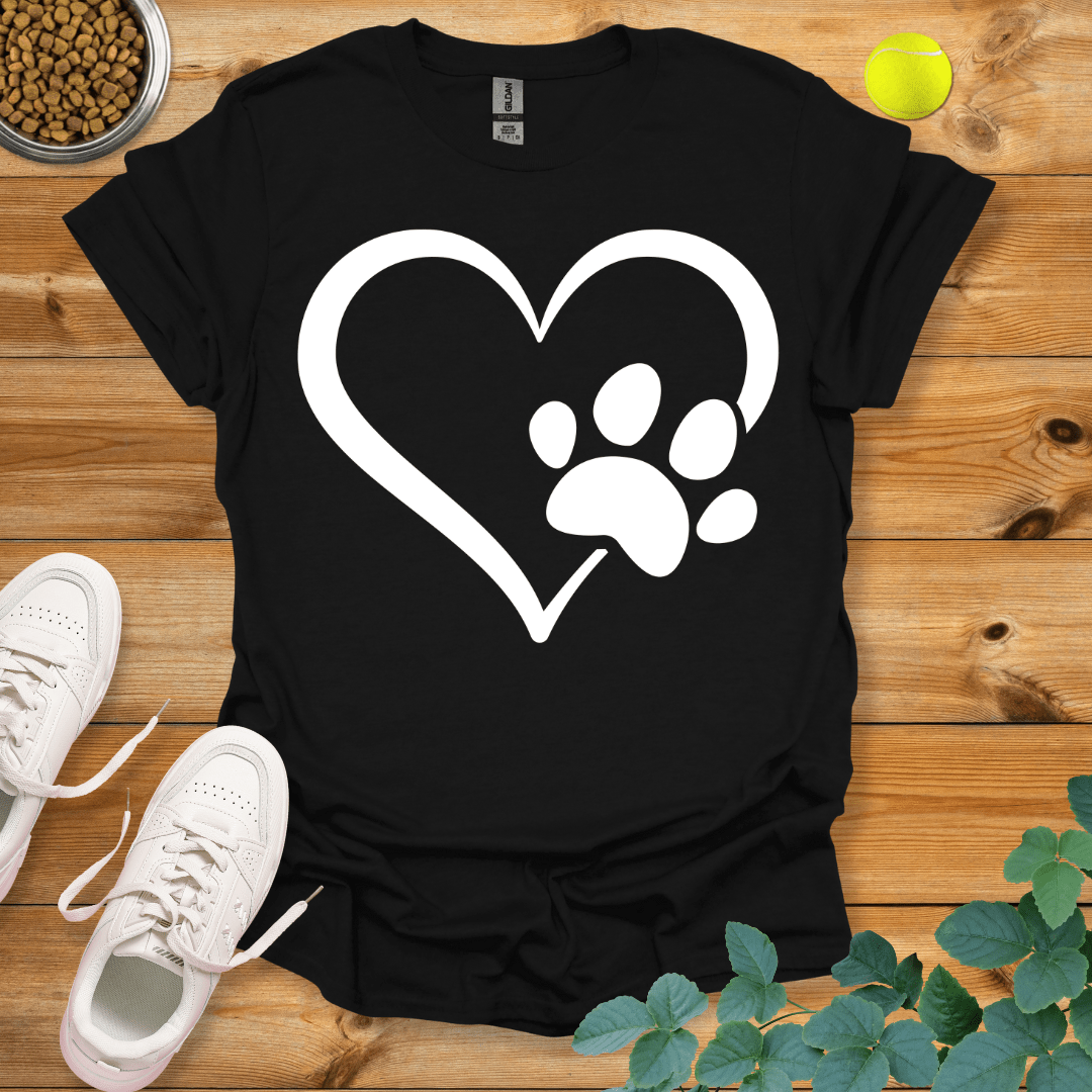 Paw Love T-Shirt Black / S