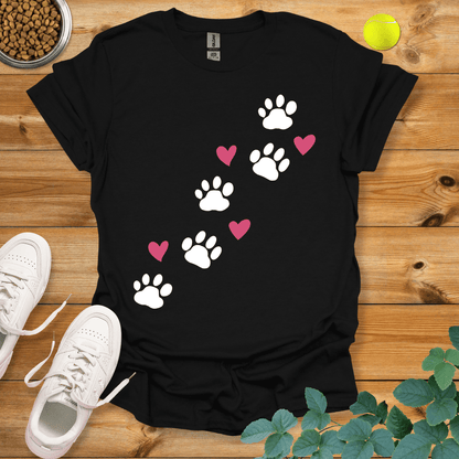 Paw Trail T-Shirt Black / S